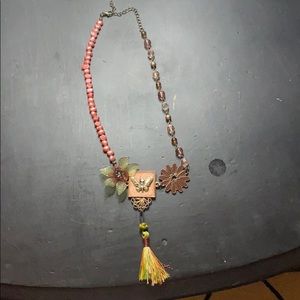 Butterfly Flower Necklace